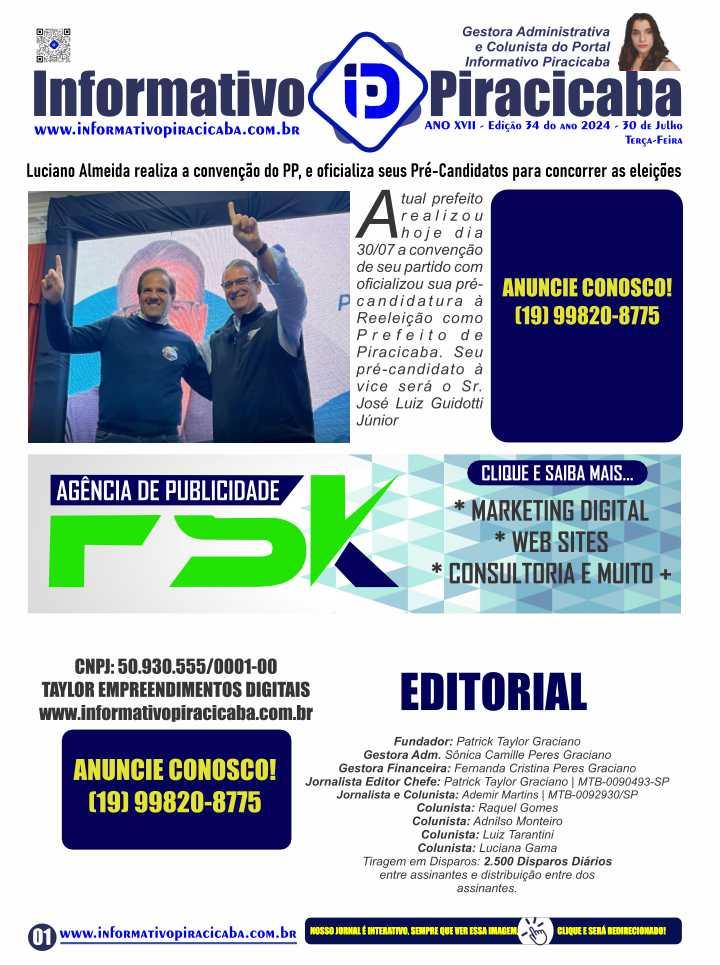 Luciano Almeida oficializa candidatura à Reeleição à Prefeitura