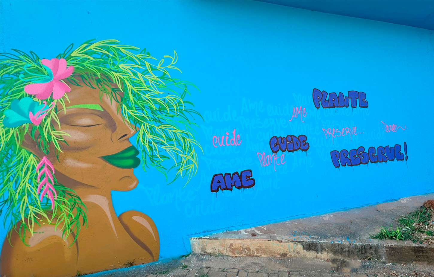 Muros da ETA Luiz de Queiroz são revitalizados com painéis artísticos