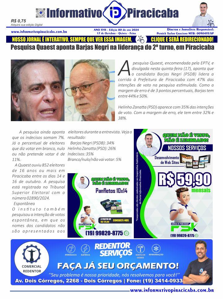 Brajas na liderança no segundo turno