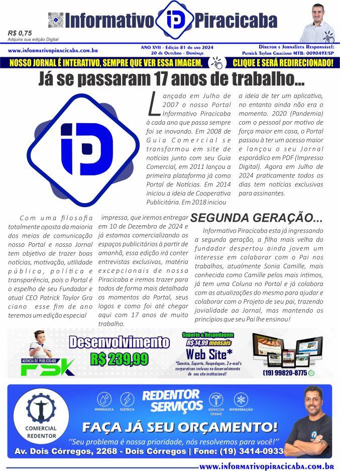 Já se passaram 17 anos...