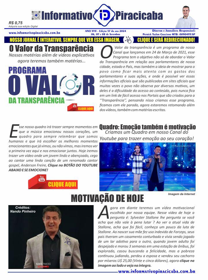 O Valor da Transparência