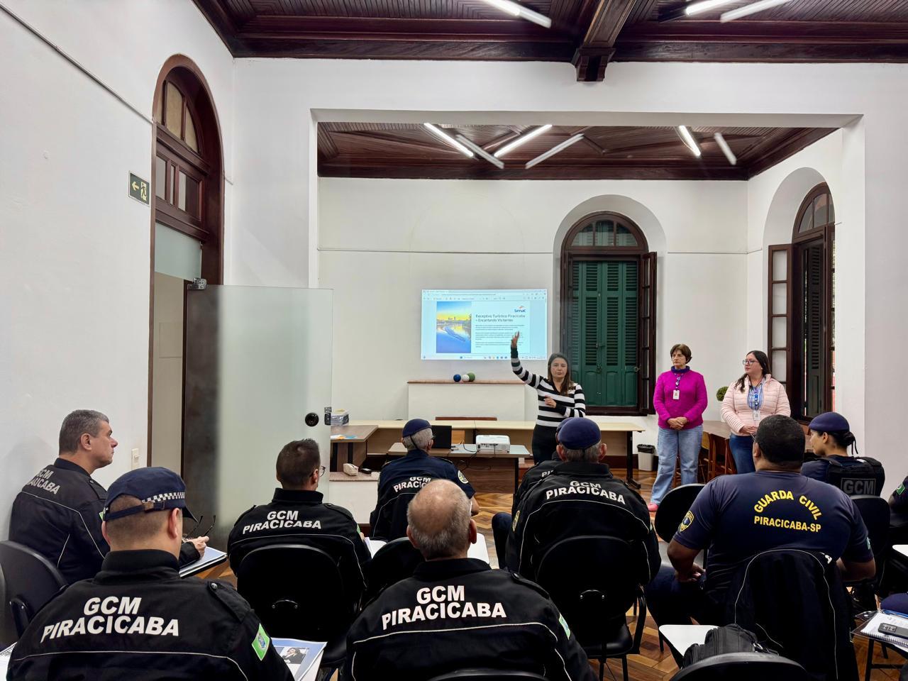 Secretaria de Turismo inicia capacitação sobre atrativos turísticos de Piracicaba, exclusiva para guardas-civis municipais