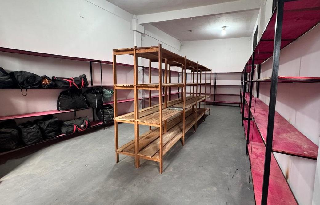 Espaço de dois andares foi revitalizado para servir de Almoxarifado da Secretaria de Esportes