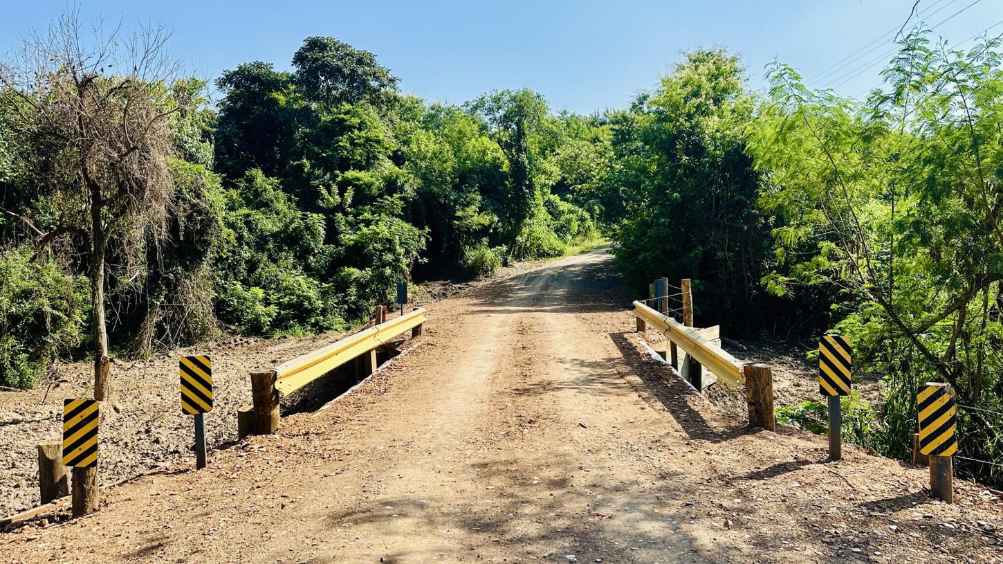 Após danos causados pelas chuvas, ponte no Santa Isabel é reconstruída e devolve o acesso a moradores