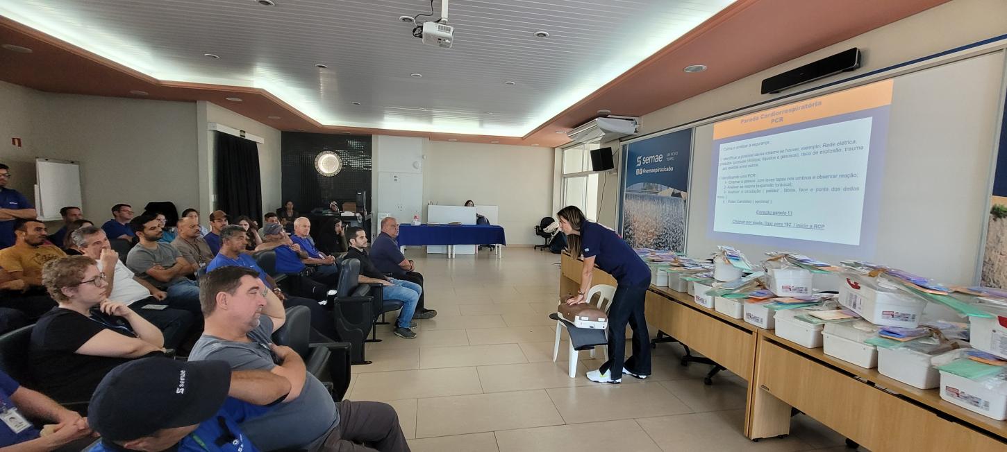 Semae capacita servidores em primeiros socorros e reforça cultura de segurança no trabalho