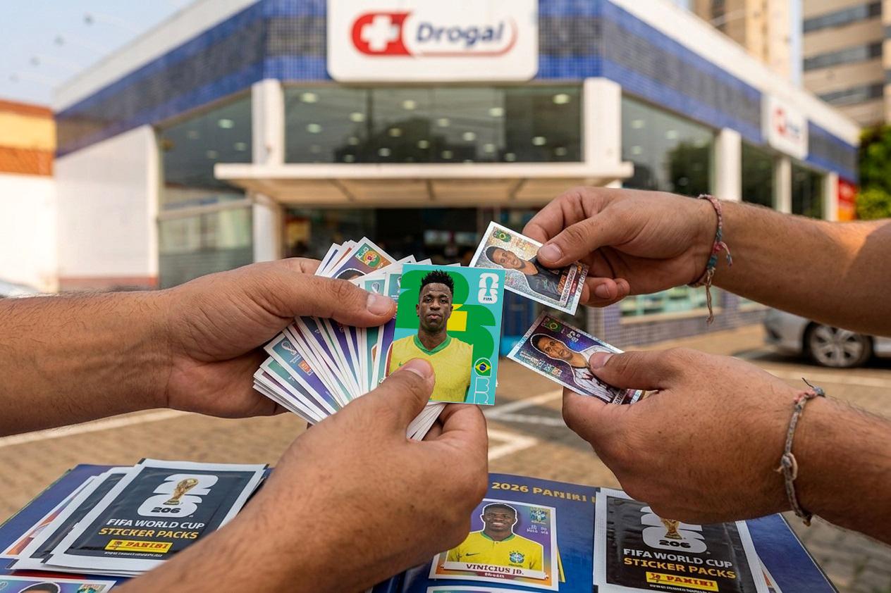 Drogal realiza aos domingos encontros para troca de figurinhas