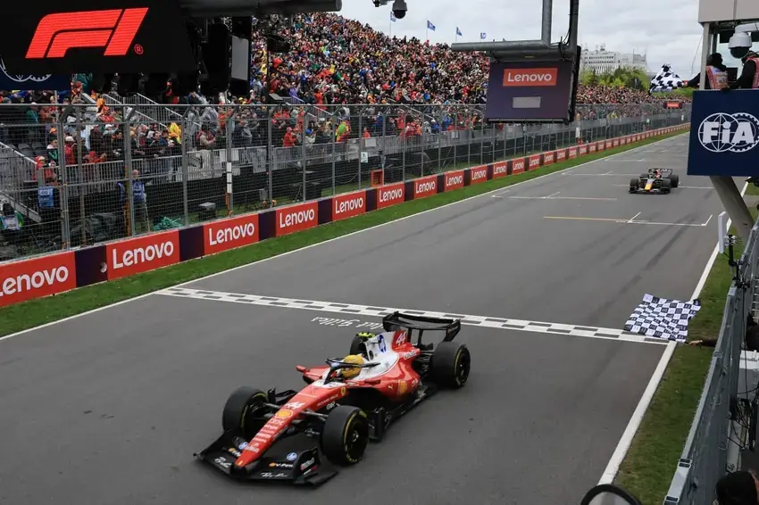 Hamilton exalta 'gratidão' após pódio no GP do Canadá de F1