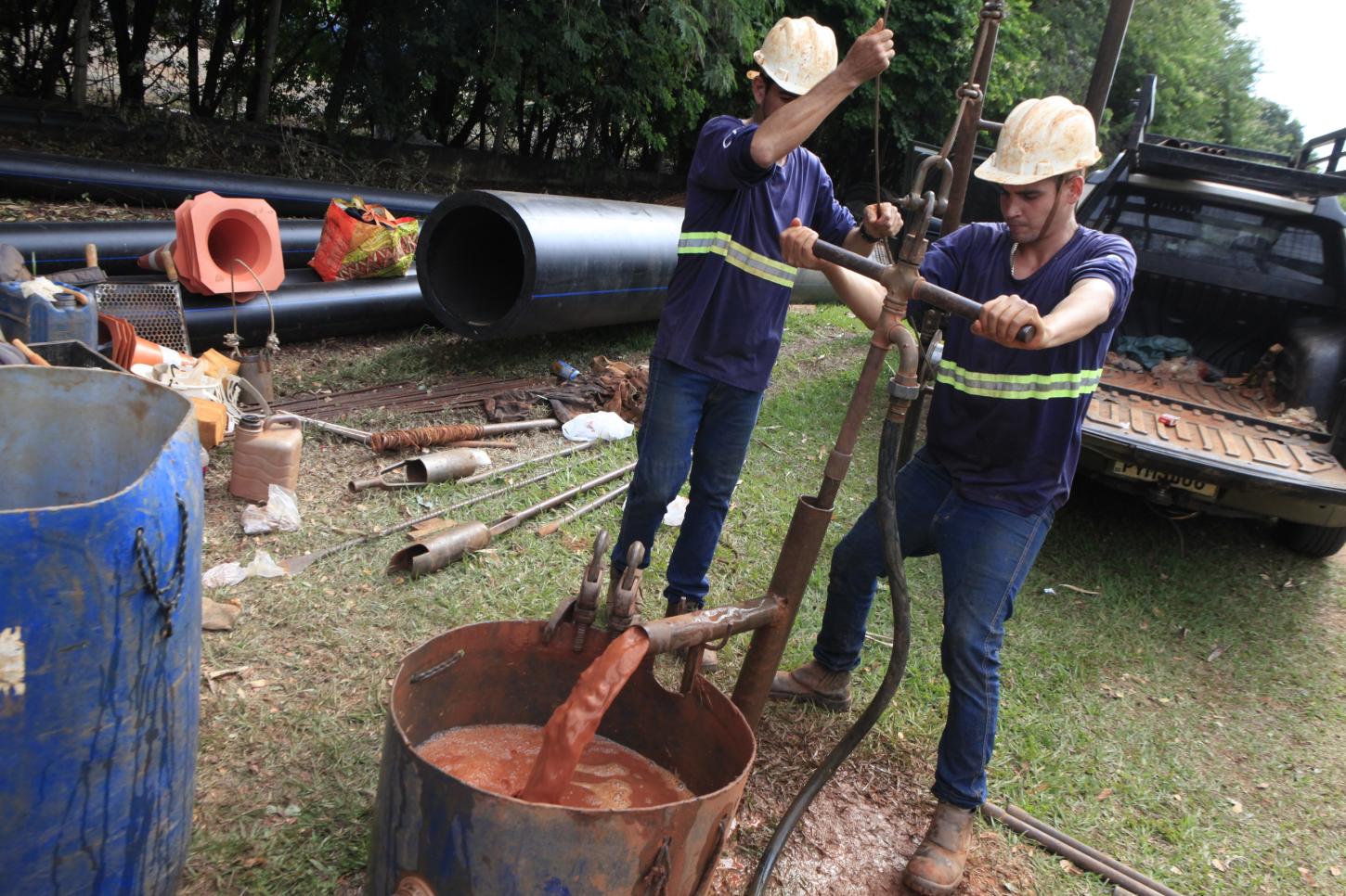 Mais água: começam as obras dos reservatórios na região da Torre de TV, com capacidade para 6 milhões de litros