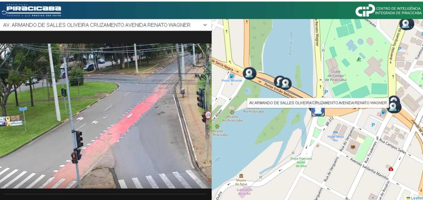 Extraído do site da Prefeitura (imagem em tempo real)