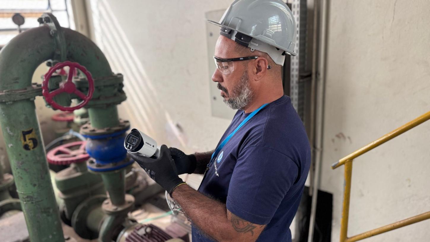 Semae inicia instalação de câmeras para reforçar segurança e proteger abastecimento de água em Piracicaba