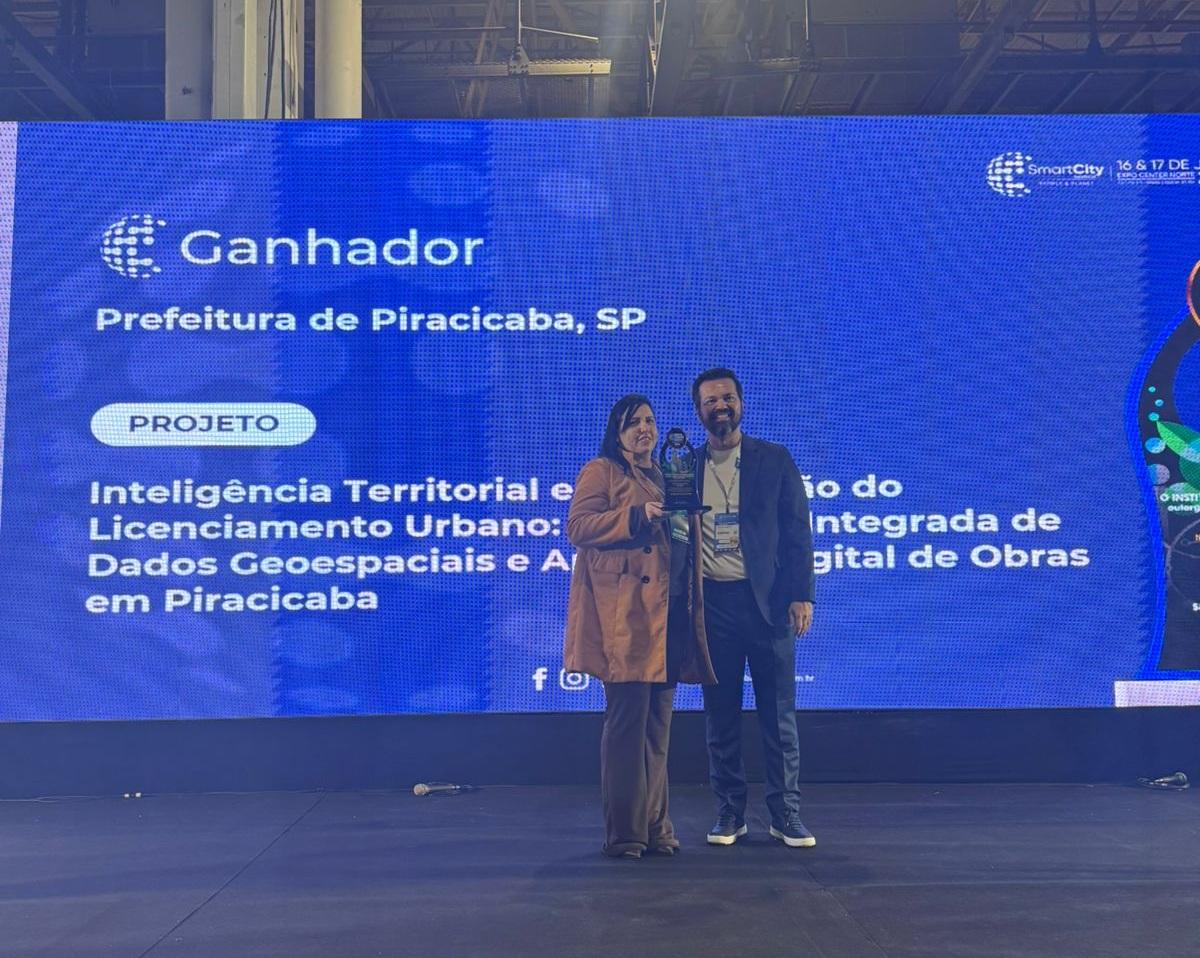 Projeto de Georreferenciamento da Prefeitura conquista Prêmio InovaCidade 2026
