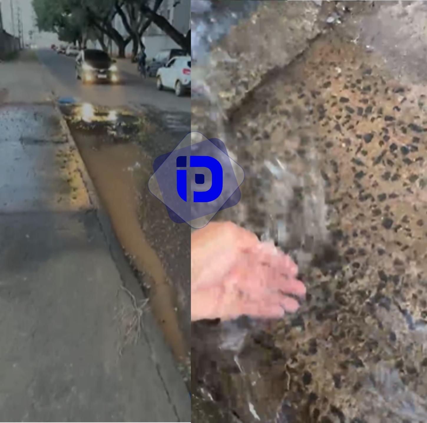 Vazamento na Rua Genoveva Nasato Formaggio