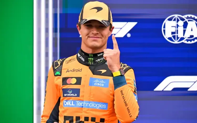 Com abandono de Verstappen, Norris domina Mercedes e vence GP da Holanda na F1