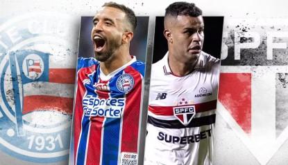 Bahia x São Paulo: saiba onde assistir ao jogo da 33ª rodada do Brasileirão