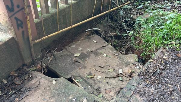 Defesa Civil interdita parte do deck do Mirante após piso ceder em Piracicaba