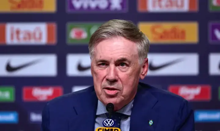 Ancelotti fecha lista com 55 que deve ter Neymar, Estêvão e Thiago Silva