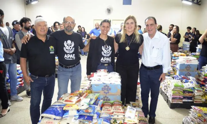 Fundo Social entrega 10 toneladas de alimentos para 36 entidades de Piracicaba