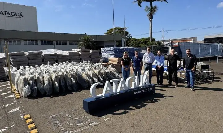 Fundo Social recebe doação de 420 equipamentos hospitalares da Cataguá Construtora