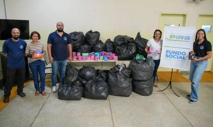 Fundo Social recebe doação de mais de 2.000 pacotes de absorventes