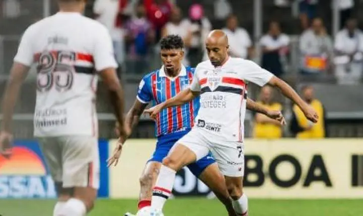 Lucas marca, mas São Paulo perde do Bahia e vê jejum fora de casa aumentar