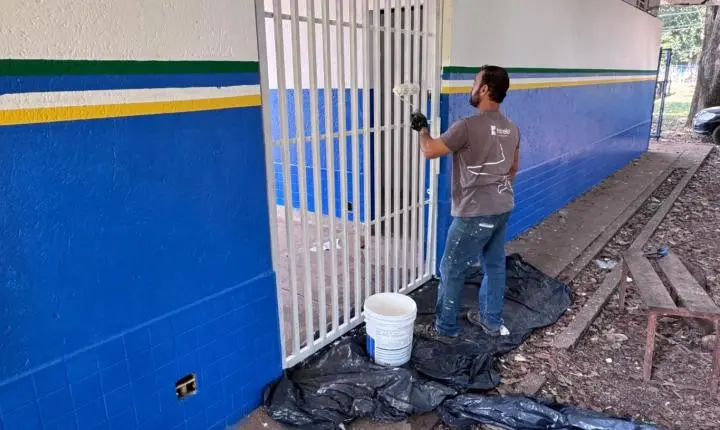Obras de revitalização seguem em 14 espaços esportivos de Piracicaba