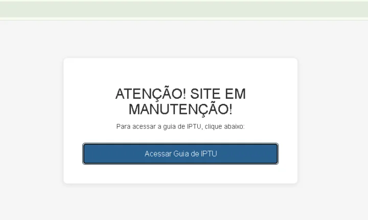 Possivelmente os acessos simultâneos derrubaram o site da Prefeitura 