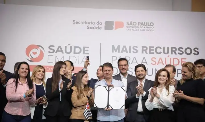 Prefeito Helinho Zanatta participa de anúncio de novos investimentos do Governo do Estado para a saúde de Piracicaba