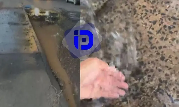 Vazamento na Rua Genoveva Nasato Formaggio